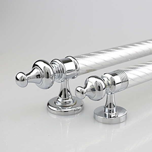 350mm Modern fashion unfold install door handles silver chrome purple black wooden door handles pulls room door handles