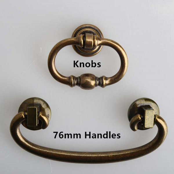 76mm dresser handles pulls knobs bronze drawer cabinet knobs handles 3