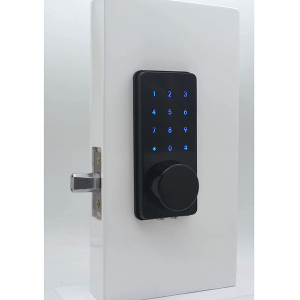 Best electronic door locks wifi smartphone door lock with digital keypad and hidden key holes support auto deadbolt when closed