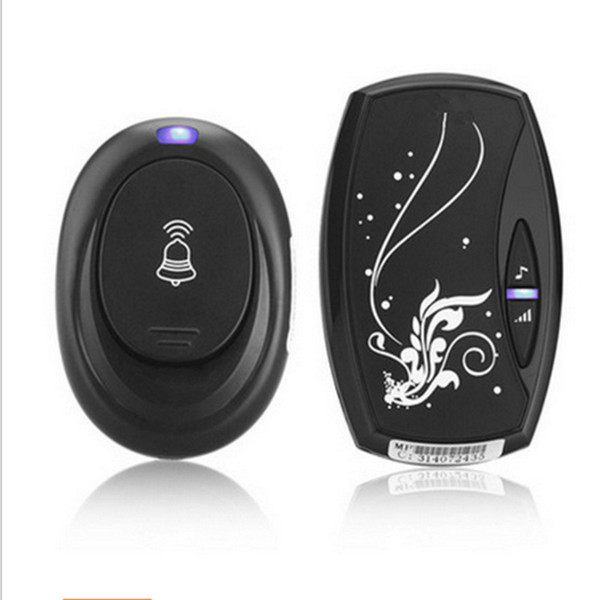 Jingle Bell Family Expenses Remote Control Black Plug Wireless Smart Doorbell Interflow Acceptor Water Proofing Doorbells Receiver 24lt C