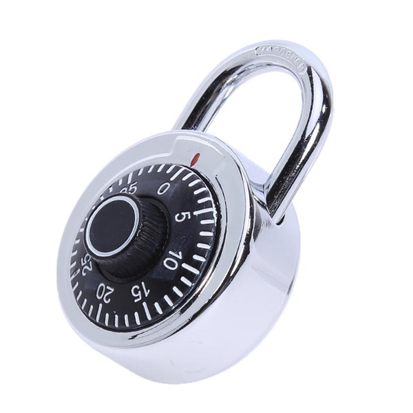 Hardened Steel Shackle Dial Combination Luggage Locker Lock Security Padlock for Tool Boxes Wardrobe Anti-Theft