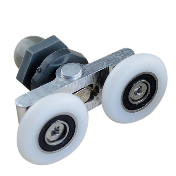 Swing double wheel shower room pulley glass sliding door roller hanging wheel household hardware part furniture