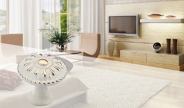 European style Door Hardware ivory white cabinet handle Vintage Alloy handle drawer cabinet handle in wholesale