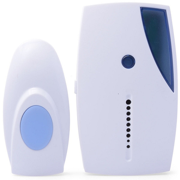 Portable Mini Wireless Chime Door bell Room Gate Bell Doorbell + Remote Control White LED 32 Tune Songs Musical Music Sound Voice Doorbells