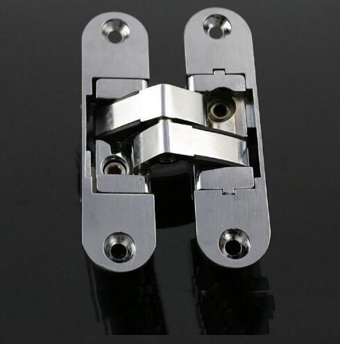 Free Shipping High Quality Three-dimensional Folding Adjustable Hidden Hinge Door and Window Concealed Hinges 23-95mm
