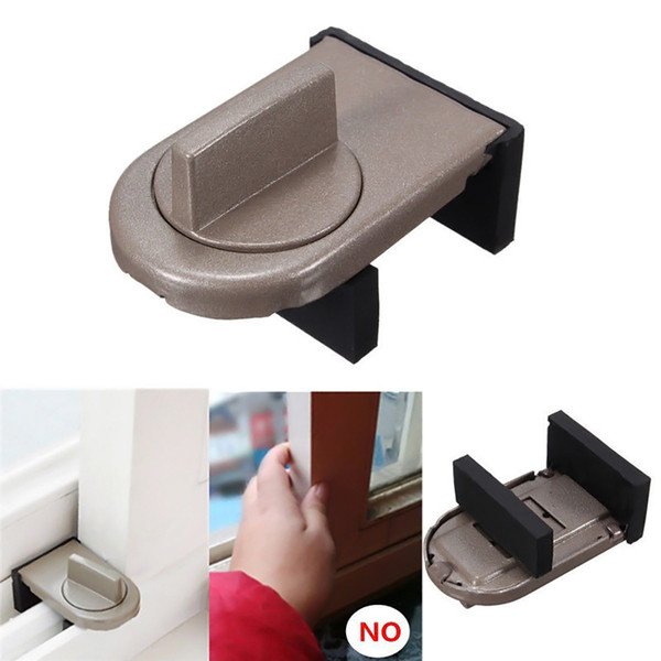 Sliding Sash Stopper Cabinet Locks Straps Doors Security Anti-theft lock Window Sliding Door Baby Kids Child Safety Doors LockAEI-199