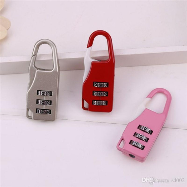 Metal Combination Lock Mini 3 Dial Luggage Security Code Locks For Drawer Password Padlock Multi Colors 1 35qs ii