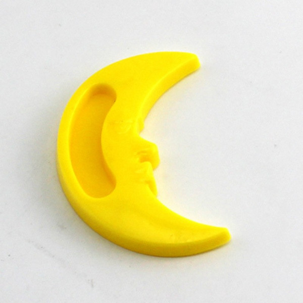 Creative Designer Multi Color Window Wardrobe Door Push Pull Handles Paste Type Creative Doorknob Moon Modelling Cabinet Handle 0 5yl aa