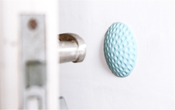 Door Edge Safety Guards Silicone Door Lock Mute Mat Anti-Collision Handle Protection Stick on Wall for Baby Children Adult
