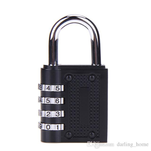 4 Digit Combination Password Lock Antique Security Lock Suitcase Luggage Coded Lock Cupboard Cabinet Locker Padlock Home Decor