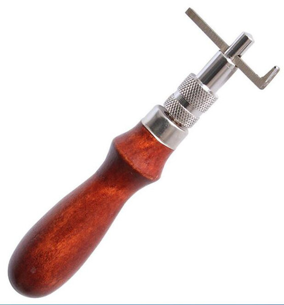 Wholesale 2 in 1 Adjustable Leather Edge Stitching Groover Leathercraft Groove Gouge DIY Tool 1mm Zero angle adjustment