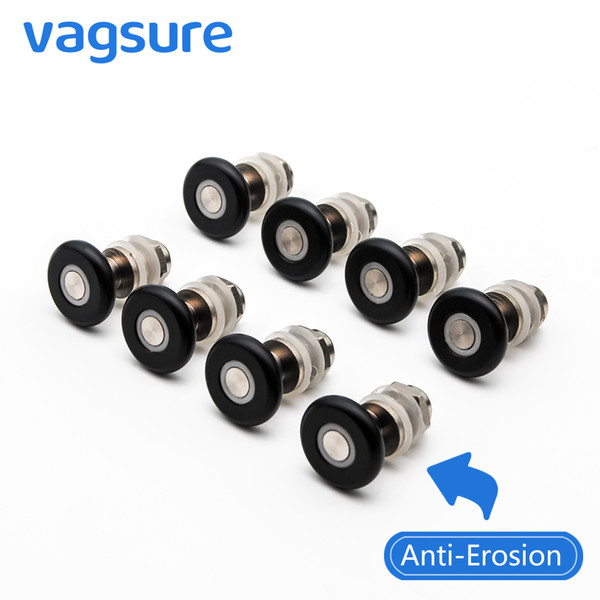 25mm Diameter Black Brass material Shower Sliding Door Wheels Shower Cabin Accessories Anti-Erosion Door Runner