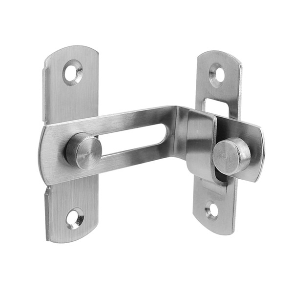 Privacy stainless steel Barn Door lock door bolts 90 degree buckle cabinet door latch lock for furniture