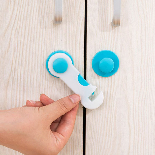 Baby Kids Box Drawer Cupboard Cabinet Wardrobe Door Fridge Anti-pinch drawer door lock Safe Safety Lock Cabinet Locks YKS035