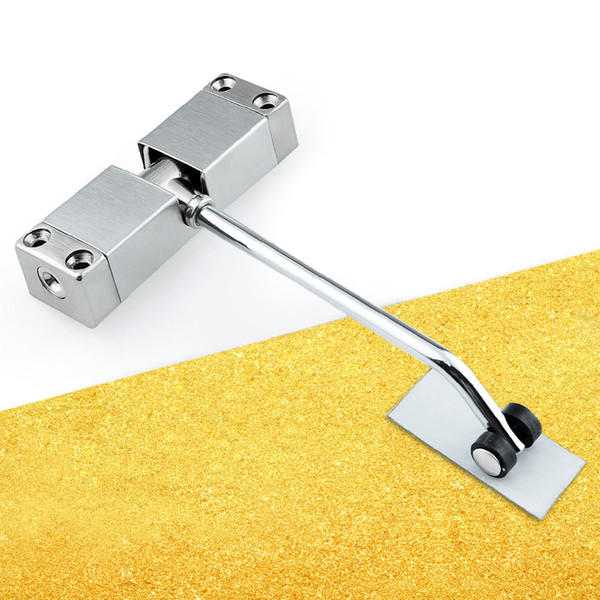 Simple Household Small Door Closers Invisible Buffer Closed Automatically Slowly Close Door Damper Hotel Room Door Mute