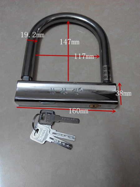 High-quality bold increase in multi-function gate anti-theft lock anti-violent pry twist one from the free mail
