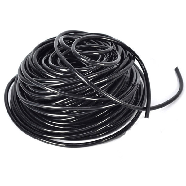 25m Roll PVC Drip Irrigation Hose 4mm size Water Hose Garden Greenhouse Micro Drip and Sprinkling Tubing Watering System Fitting