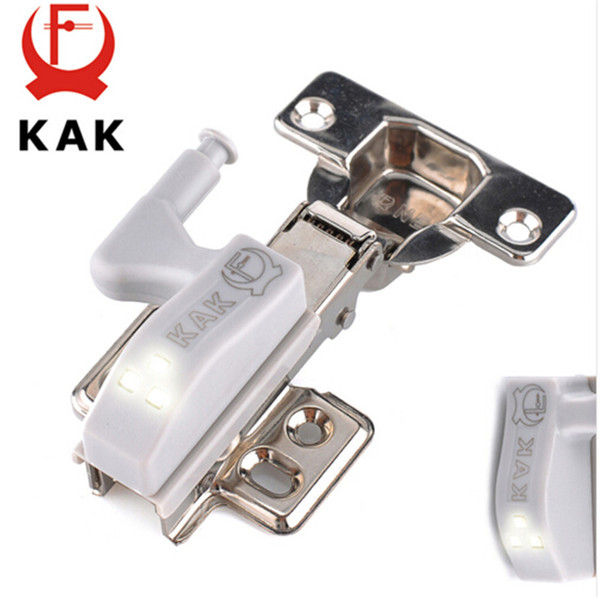 10PCS KAK LED Cabinet Hinge Light Universal Kitchen Bedroom Living Room Cupboard Wardrobe 0.25W Inner Sensor light Hardware