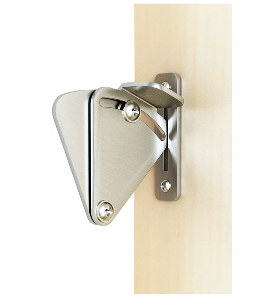 DIYHD Stainless Steel Sliding Barn Door Lock Interior Wood Sliding Door Latch With Stepping Pin Sandwiched