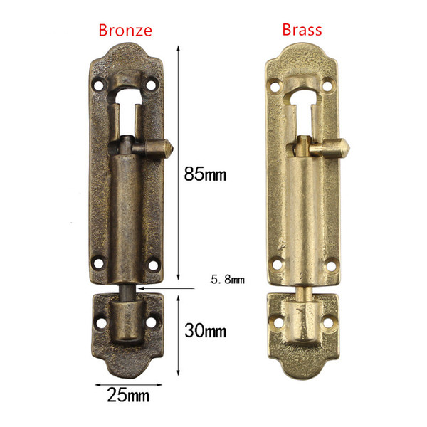 Door and window bolt buckle buckle welding, Ming-style antique copper door and window latch 18*25mm AB