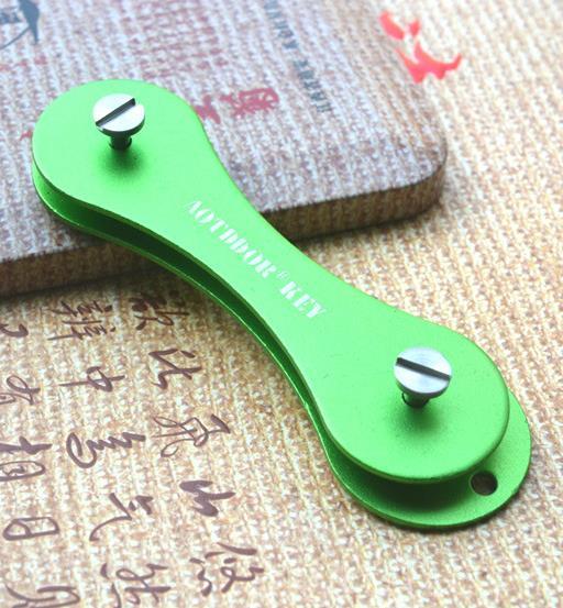 Aluminum Hard Oxide Key Holder Clip Keys Organizer Folder Keychain Tool Keyring Pocket Tool Tactical Gear Equipment