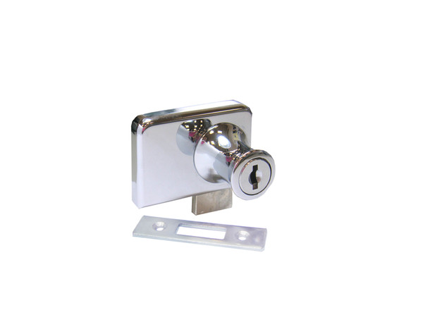 CABINET SINGLE SWINGING GLASS DOOR LOCK 417
