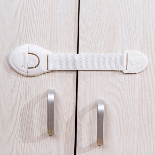 DIHE Child Safety Locks Simple Efficient for Cabinet Refrigerator Drawer Cabinet Lock Kitchen Cabinet Handle Lock Simple Safety Lock NB