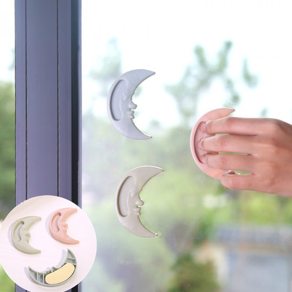 Wish Cartoon Moon Window Hand Cupboard Door Wardrobe Auxiliary Pull Children Hand Crescent Moon Type Paste Drawer Hand