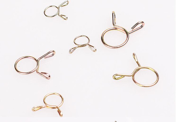 Custom 25pcs 5mm/6mm/7mm/8mm/9mm/10mm/11mm/12mm Motorcycle Scooter ATV Fuel Line Hose Tubing Spring Clips Clamps