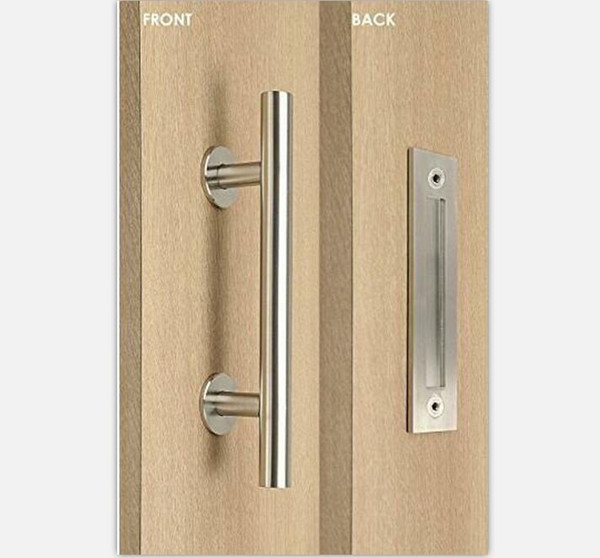 Stainless Steel Barn Door Handle Pull&Wooden sliding door handle knob
