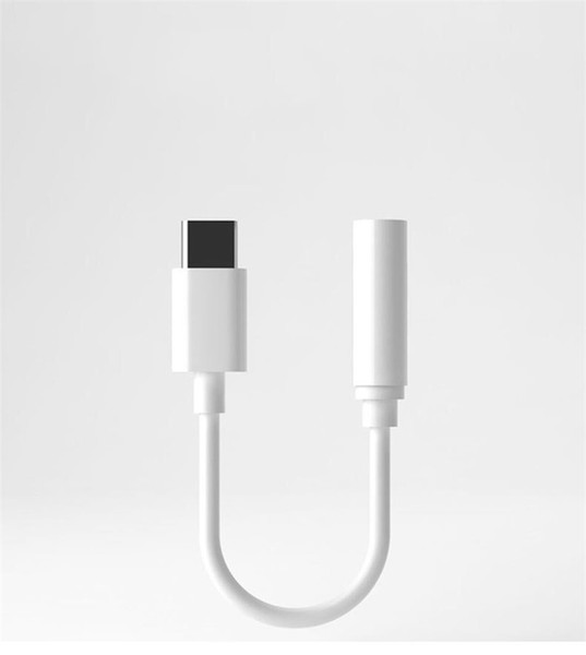 Earphone Headphone Adapter Converter Cable For Type c Light Portable Multi Device Compatibility Audio Aux Connector TC190417 200pcs
