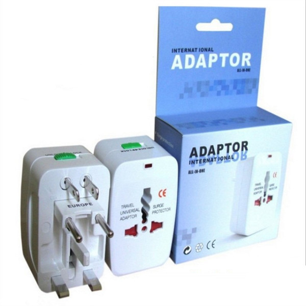 All in One Universal International Plug Adapter World Travel AC Power Charger Adaptor with AU US UK EU converter Plug K061
