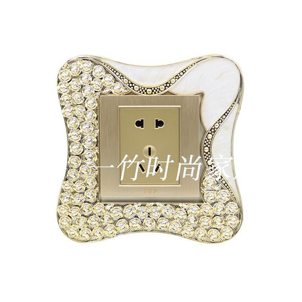 86 European style Rose classical Retro Switch paste Socket protective sleeve Decoration paste Wall switch sleeve