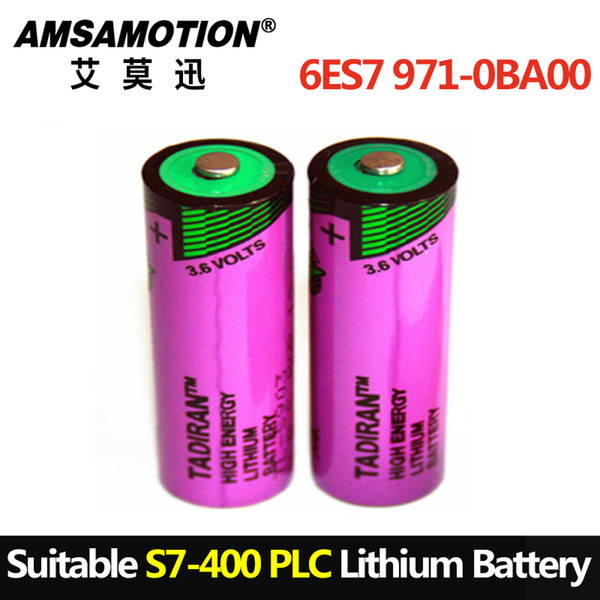 2pc/lot TADIRAN SL-360 Battery Suitable S7-400 PLC 6ES7971-0BA00 For Siemens PLC 3.6V Lithium battery TL-5903 ER14500 14505