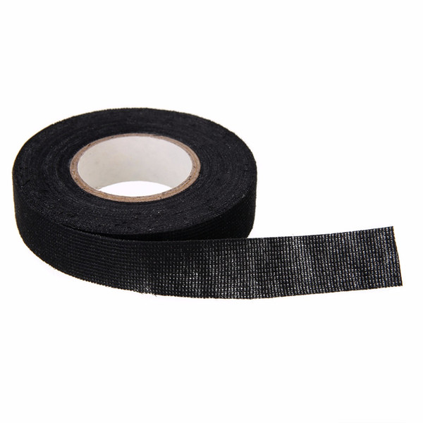 19mm x 15m Fabric Tape Heat-resistant Wiring Harness Tape Looms Wiring Harness Cloth Fabric Tape Adhesive For Cable Protection