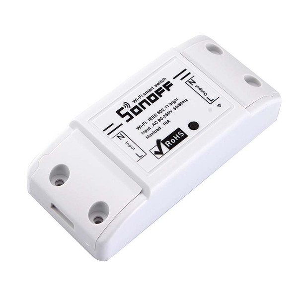 SONOFF Basic Wireless Wifi Switch Remote Control Automation Module DIY Timer Universal Smart Home 10A 220V AC 90-250V