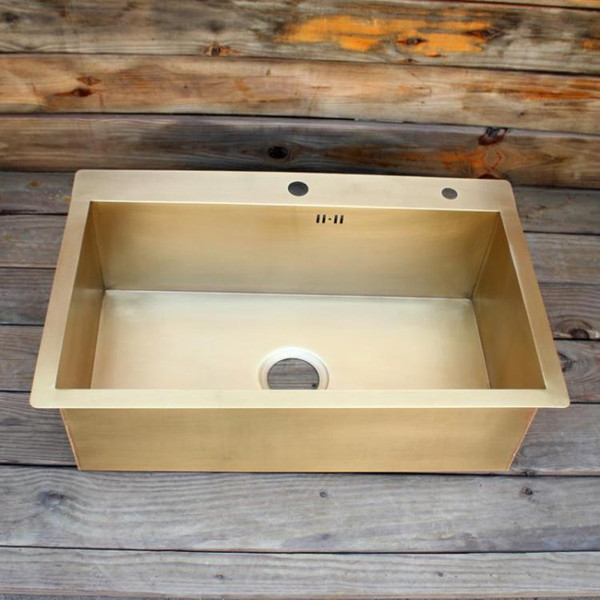 brass kitchen sink smooth surface brass kitchen sink undermount kitchen sink