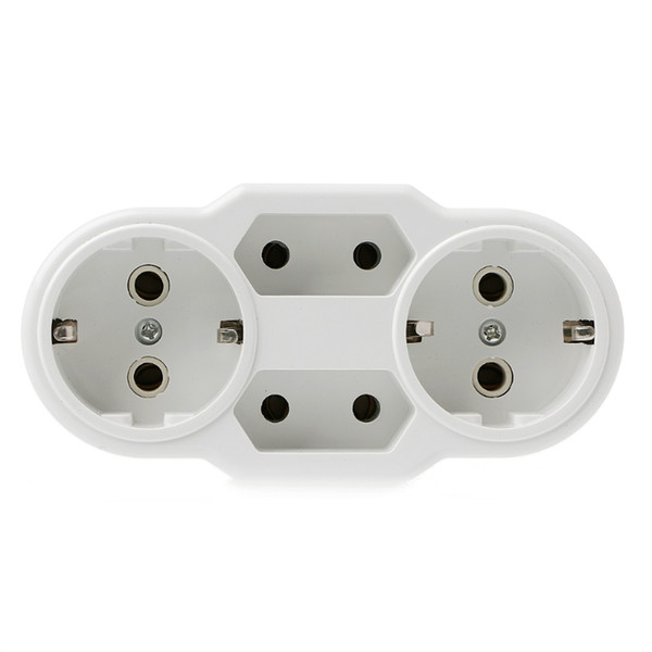 European Type Conversion Plug 1 TO 4 Way EU Standard Power Adapter Socket 16A Travel Plugs AC 110~250V