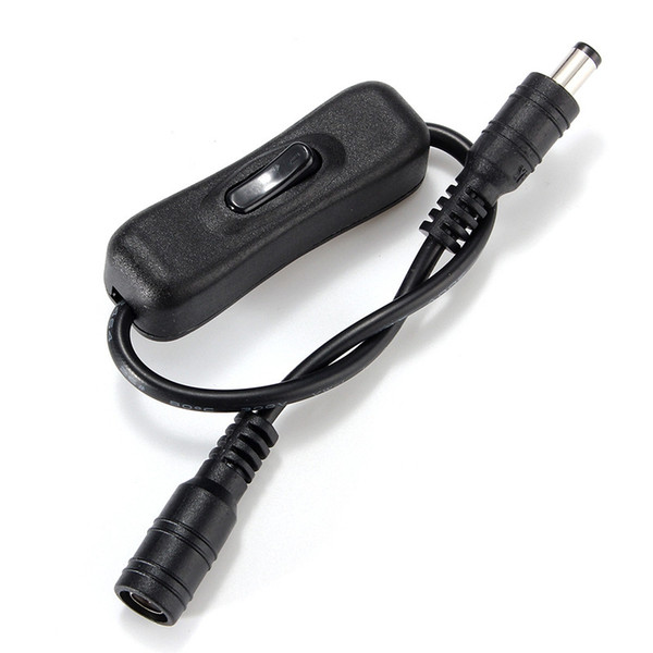 New DC Power Plug Connector Switch Cable for 5050 3528 LED Strip