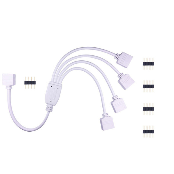 Ywxlight Led Lamp Band Connector Rgb Colorful Lamp Strip Controller 1 To 4 Connector Line