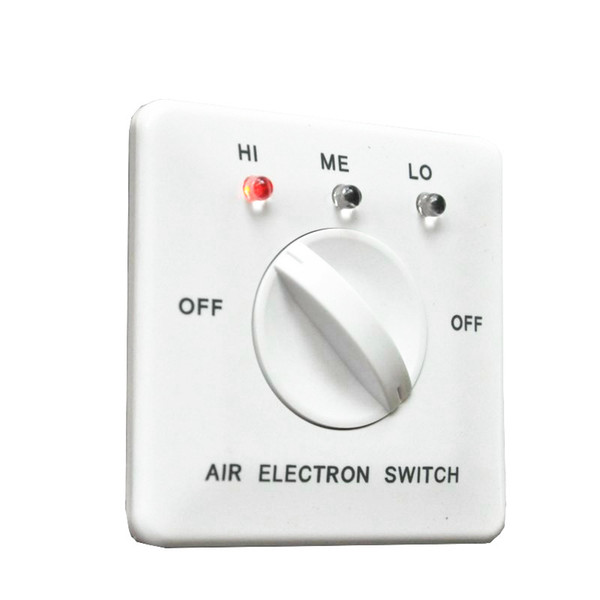 High Quality 3 Grade Air Conditioner Switch Wall Switch AC 220V 2A Fan Speed Controller Adjustable