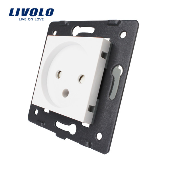 Livolo DIY Parts, EU Standard Israel Power Socket , AC 100~250V 16A Wall Power Socket, C7-C1IL-11,without the glass panel