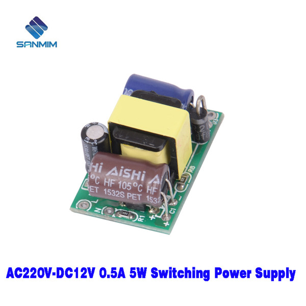 1PCS SANMIN AC220V to DC12v 5W switching Power supply Isolated 220V to 12V bare board PLA05BC x6789