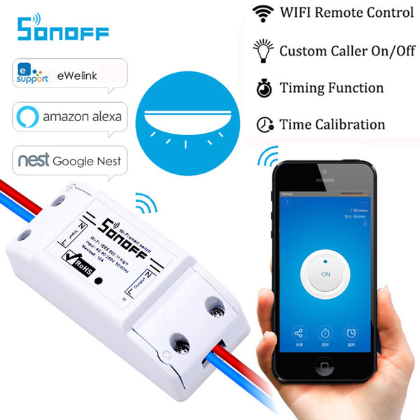 Basic Smart Home Wifi Wireless Switch Remote Control Automation Relay Module for Apple Android Smartphones 10A 220V