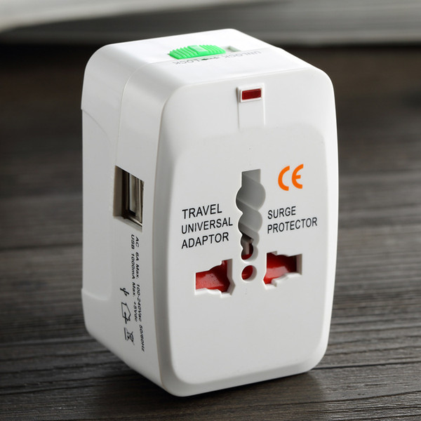 Hot Sale World Universal AC Power Socket Converter Plug Adapter US EU UK Extension International Travel Adaptor Free Shipping