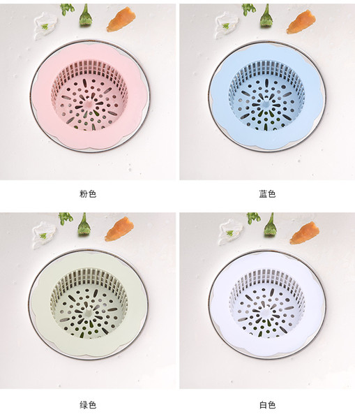 PP Material Flower Shape Style Kitchen Sink Strainer Drain Sink Drains Cover Kitchen Waste Filter Kitchen Food Filter