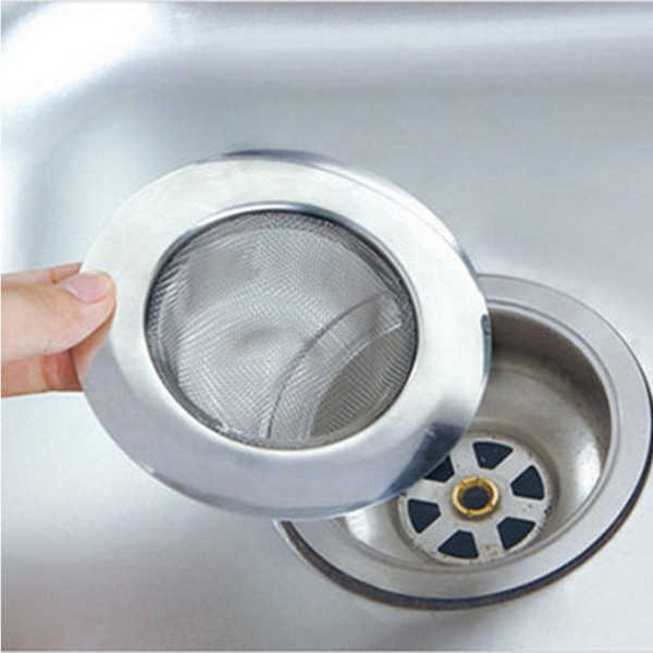 Household Kitchen Bathroom Sink Stainless Steel Sewer Filter Net Water Leakage Net