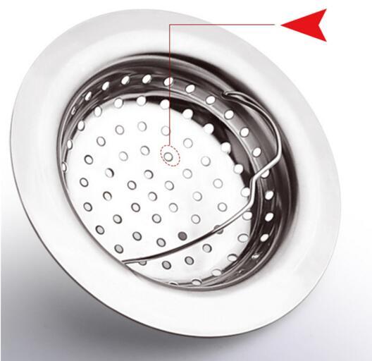 new arrilve Stainless Steel Kitchen Basin Drain Dopant Sink Waste Strainer Basket Leach Plug