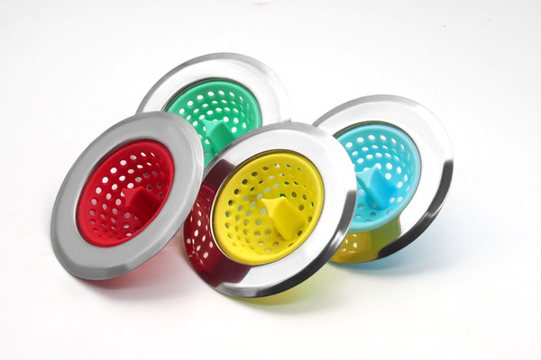 High Quality Stainless Steel Kitchen Sink Strainer Bathroom Shower Drain Sink Drains Cover Sink Hair Filter Waste Filter Strainer 48pcs