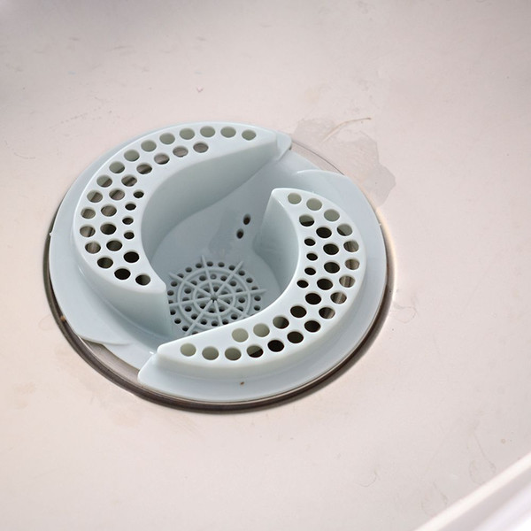 Kitchen Bathroom Anti Clogging Silicone Drain Sink Sewer Debris Filter NetZI-473
